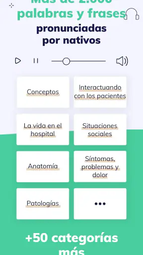 Inglés médico con MosaLingua screenshot