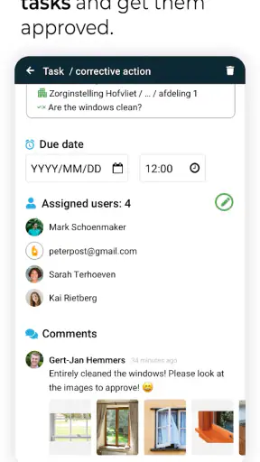 Inspection checklist audit app screenshot