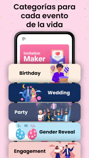 Invitación Tarjeta Creadora screenshot