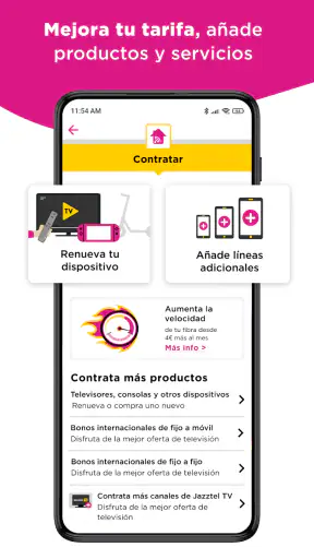 Jazztel screenshot