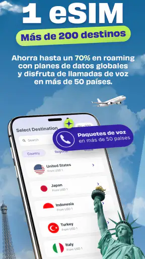 Jetpac: eSIM Travel App screenshot