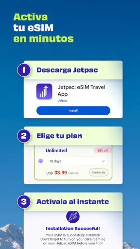 Jetpac: eSIM Travel App screenshot