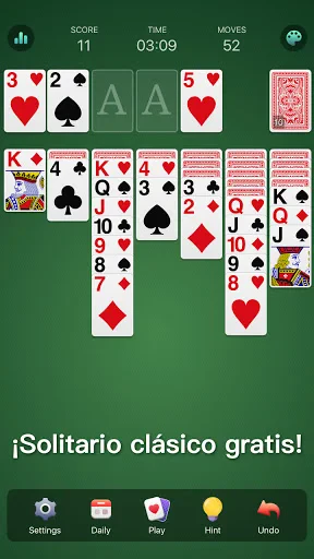 Juegos de cartas de solitario screenshot