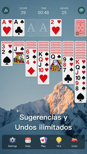 Juegos de cartas de solitario screenshot