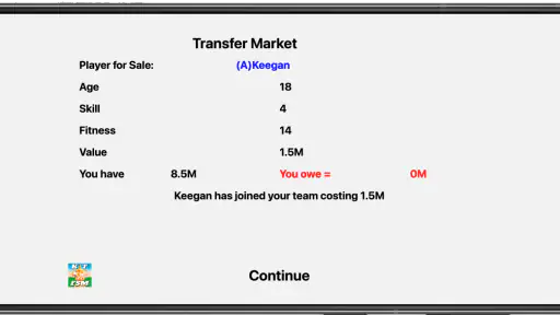 Kevin Toms Football * Manager screenshot
