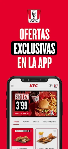 KFC España screenshot