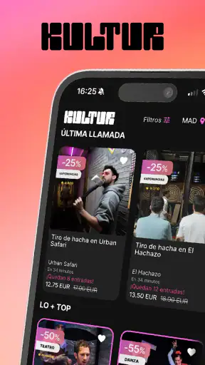 Kultur - Entradas última hora screenshot