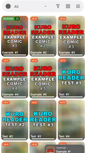 Kuro Reader+ screenshot