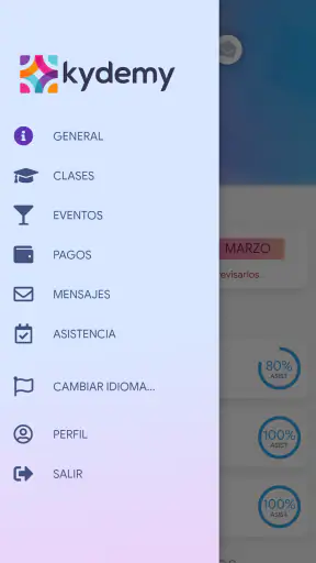 Kydemy: Alumnos y Academias screenshot