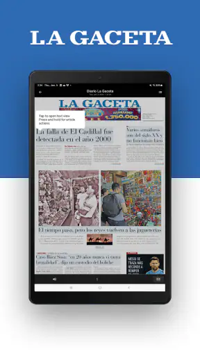 La Gaceta screenshot