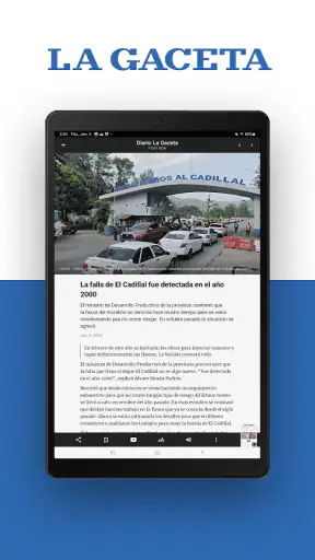 La Gaceta screenshot