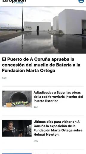 LA OPINIÓN DE A CORUÑA screenshot