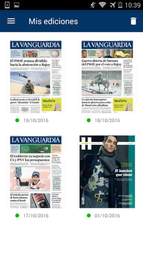 LA VANGUARDIA EDICIÓN IMPRESA screenshot