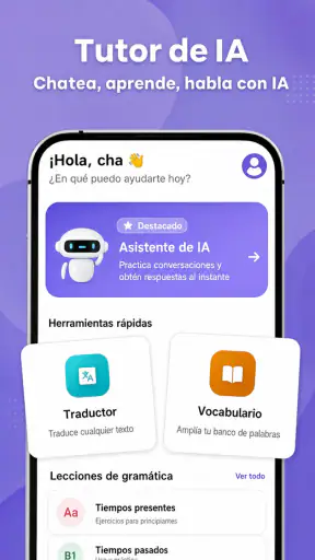 Langla: Tutor idiomas con IA screenshot