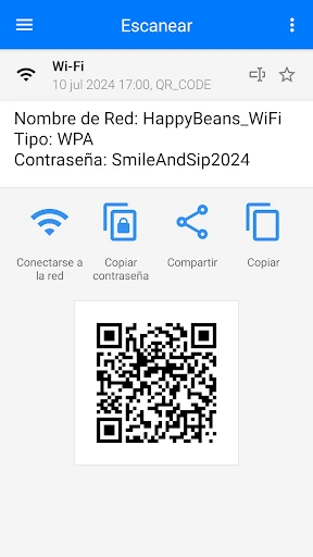 Lector de código QR screenshot