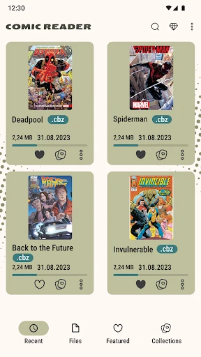 Lector de libros (cbz/cbr) screenshot