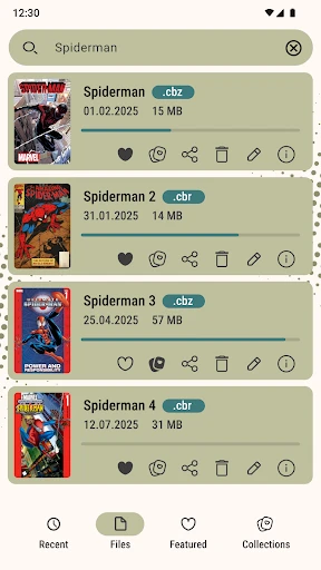Lector de libros (cbz/cbr) screenshot