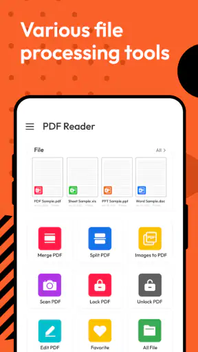 Lector de PDF Inicio screenshot