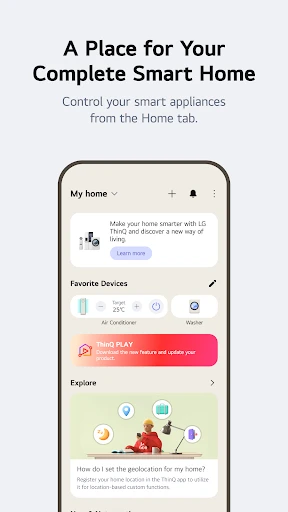 LG ThinQ screenshot