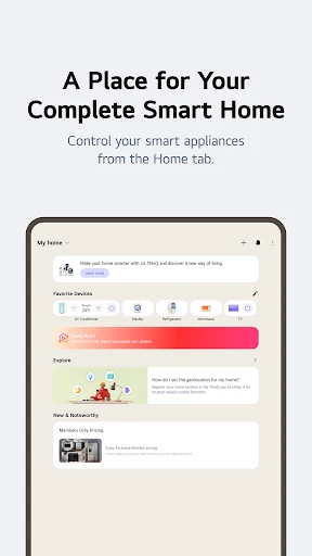 LG ThinQ screenshot