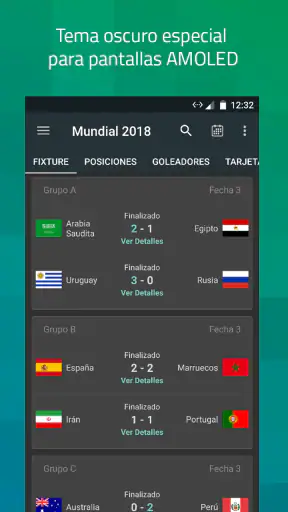 Liga - Resultados de Fútbol screenshot