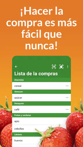 Lista de compra OurGroceries screenshot