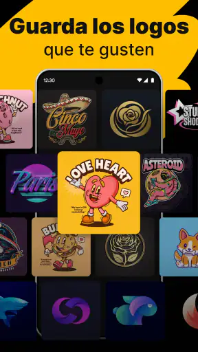 Logo Maker - Diseño IA screenshot