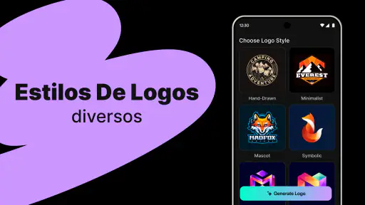 Logo Maker - Diseño IA screenshot