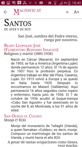 MAGNIFICAT (edición española) screenshot