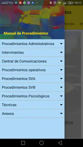 Manual de Procedimientos screenshot