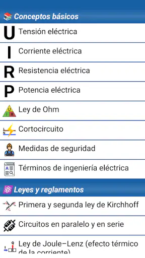 Manual del electricista screenshot