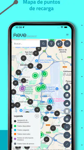 MapaREVE screenshot