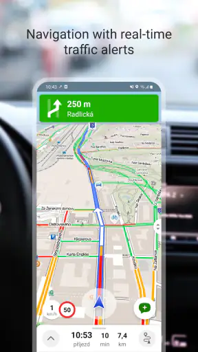 Mapas sin conexión: Mapy.com screenshot