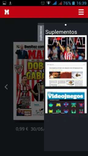 Marca Edición Impresa screenshot