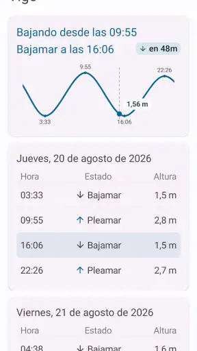Mareas de Galicia screenshot