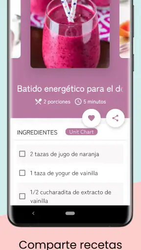 Más de 500 recetas de batidos screenshot
