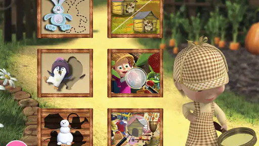 Masha y el Oso Juego Educativo screenshot