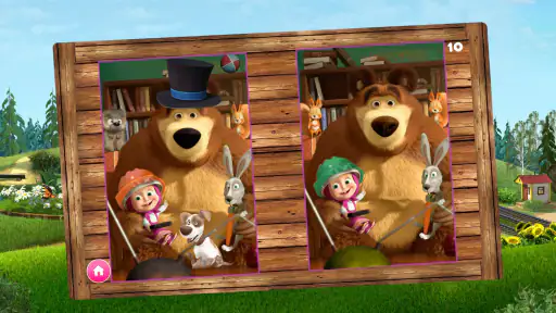 Masha y el Oso Juego Educativo screenshot