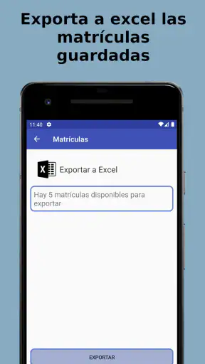 Matrículas españolas screenshot