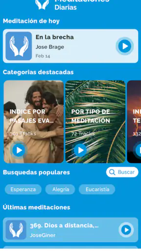 Meditaciones diarias screenshot