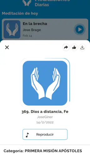 Meditaciones diarias screenshot