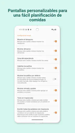 Planificador de Menú Semanal screenshot