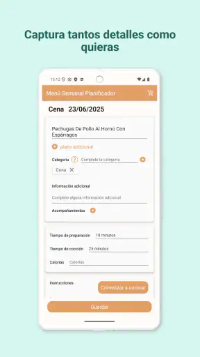 Planificador de Menú Semanal screenshot