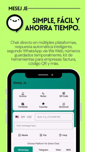 Mesej Je:  de Chat Empresarial screenshot