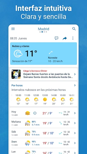 Meteored - El Tiempo 14 Días screenshot