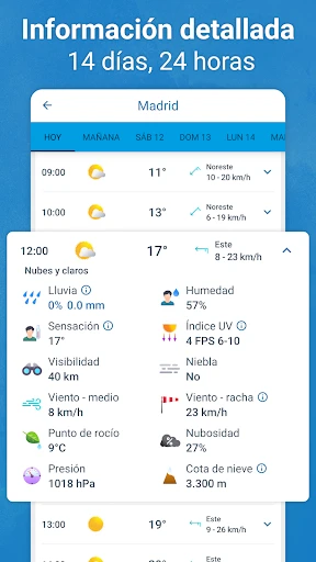 Meteored - El Tiempo 14 Días screenshot