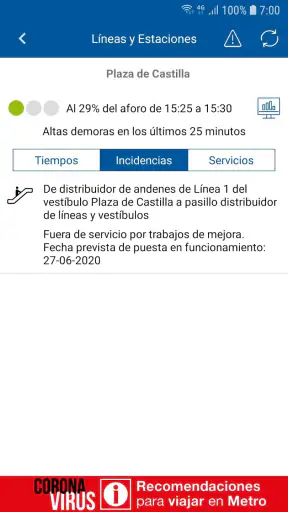 Metro de Madrid Oficial screenshot