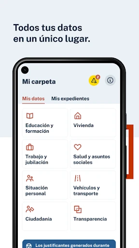 Mi carpeta ciudadana screenshot