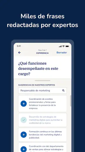 Mi CV Ideal: creador de CV screenshot