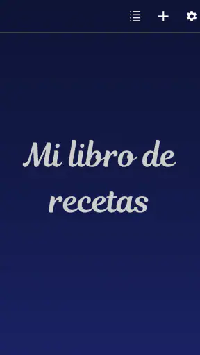 Mi Libro de Recetas screenshot